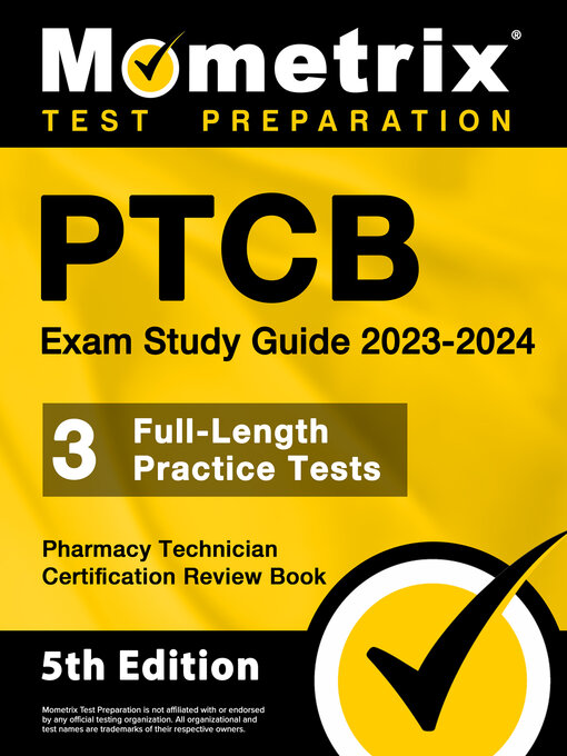 Title details for PTCB Exam Study Guide 2023-2024 by Matthew Bowling - Wait list